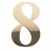 91519 STICKER CHIFFRE 8 OR