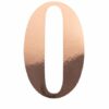 91521 STICKER CHIFFRE 0 ROSE GOLD