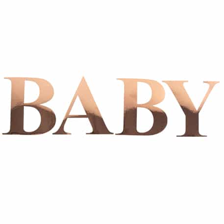 91542 STICKERS BABY ROSE GOLD