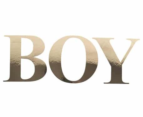 91544 Stickers BOY Or