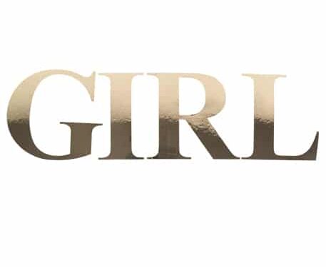 91547 Stickers GIRL Or