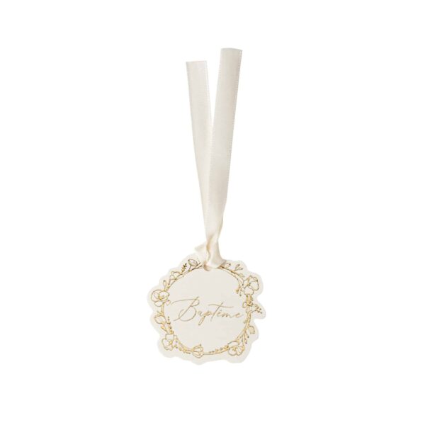 etiquette à dragées baptême