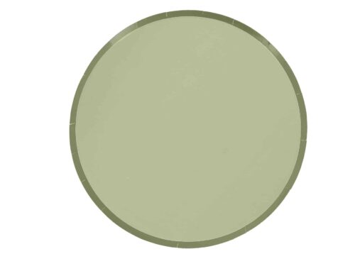 Assiette Bi-Color Verte Assiette Bi-Color Verte