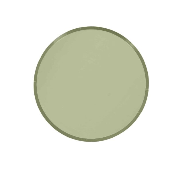 Assiette Bi-Color Verte