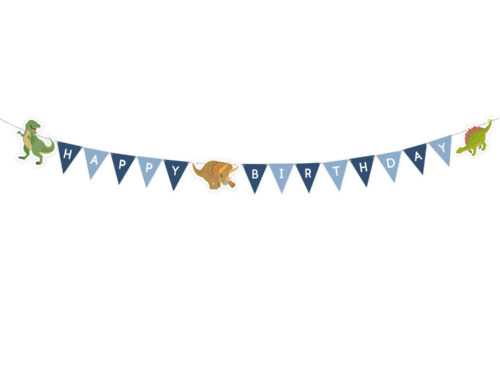 Guirlande anniversaire dinosaure