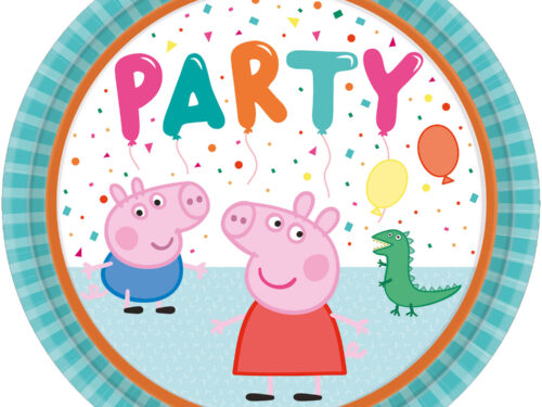 Assiette carton anniversaire Peppa Pig