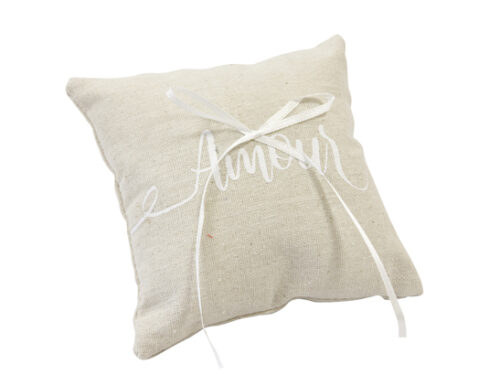 coussin porte alliances amour