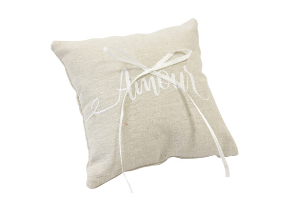 coussin porte alliances amour