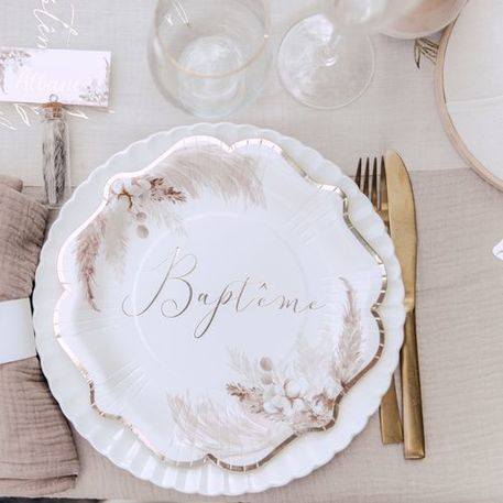 Décoration baptême Bohème chic