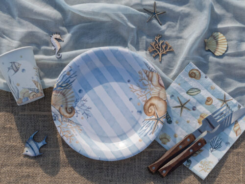 Assiette coquillage deco mer (2)