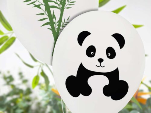 Ballon imprimé thème "Panda"