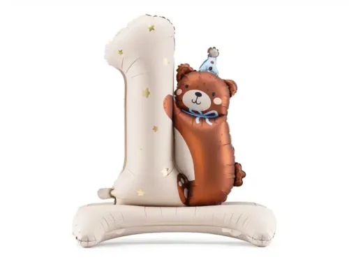 BALLON OURSON FB235 Ballon 1er anniversaire ourson