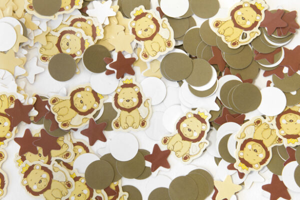 confettis lion