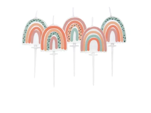 bougie arc en ciel