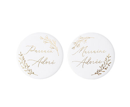 Badge parrain marraine adoré