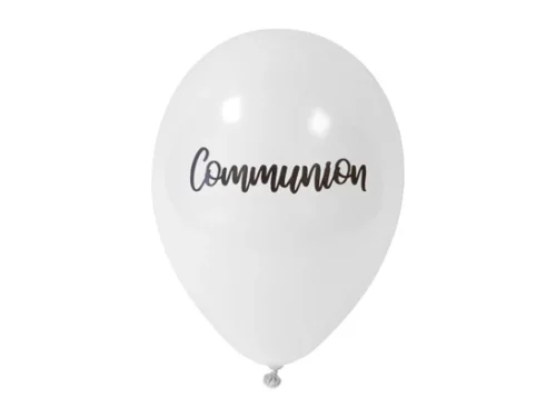 Ballon communion blanc