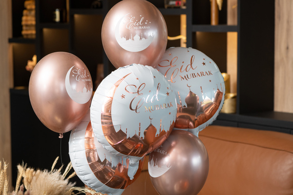Ballon eid moubarak rose gold
