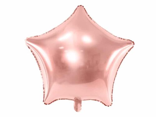 Ballon etoile rose gold