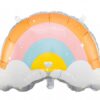 ballon arc en ciel pastel