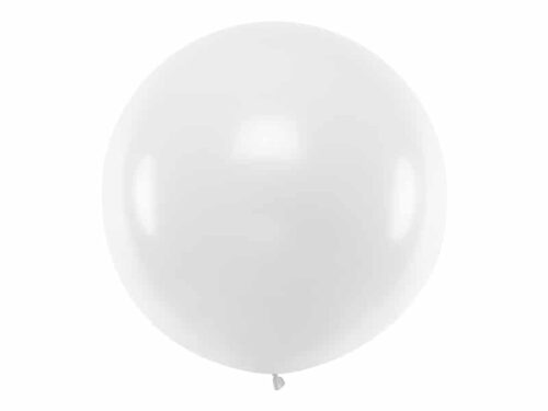 Ballon géant blanc 1m