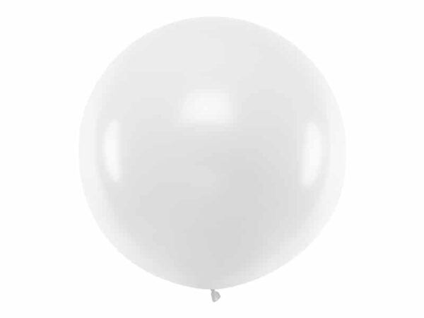 Ballon géant blanc 1m
