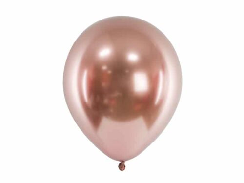 Ballon rose gold metalisé chromé