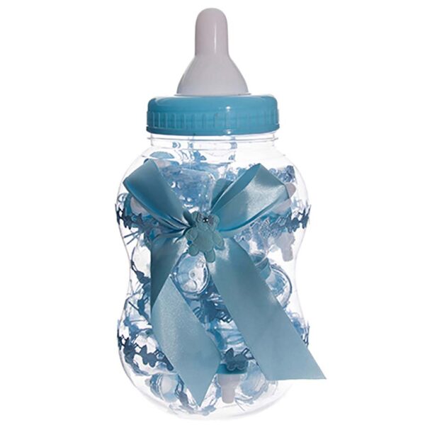 Biberon bleu Biberon dragées bleu