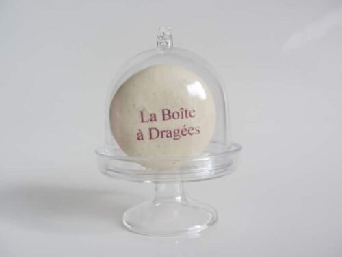 Cloche à dragées  sur pied - Plexi