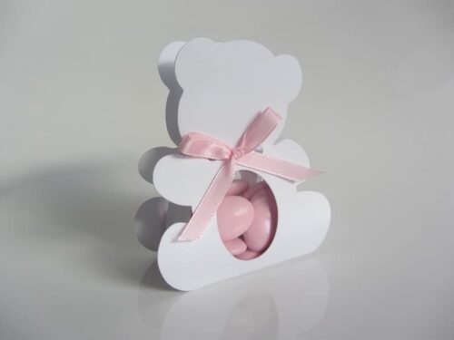 Contenant dragees ourson fille