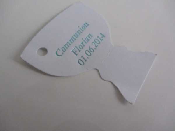 Etiquette dragees communion
