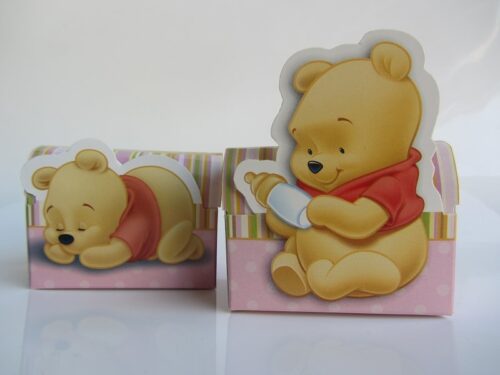 Lot de 2 boites à dragées Winnie l'ourson