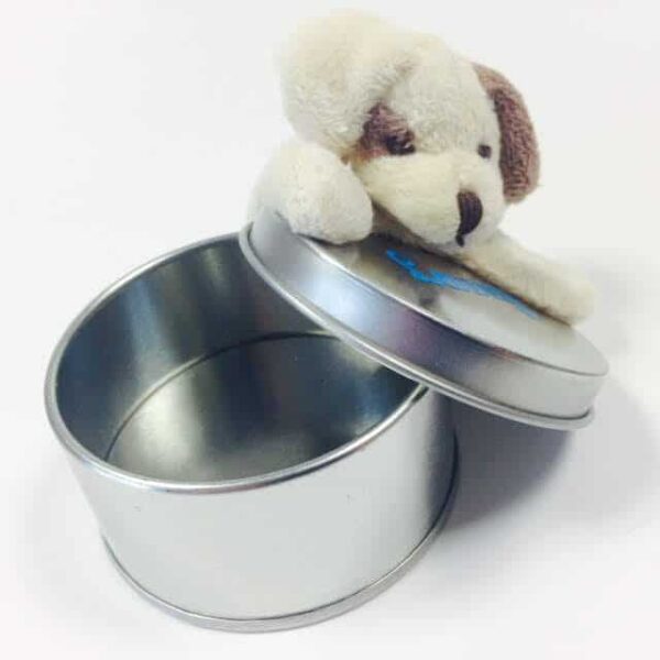 Boite à dragées ronde en Métal - Sans fenêtre