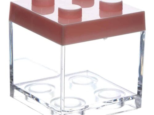 Boite a dragees lego rose