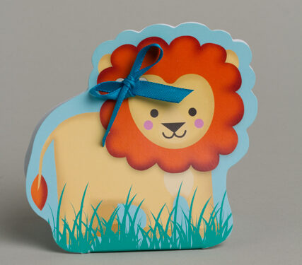 Boite a dragées lion