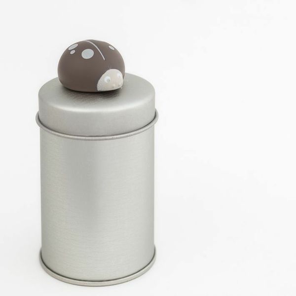 Boite à dragées cylindre en métal