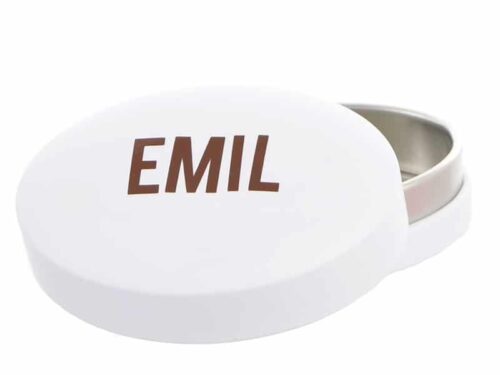 Boite a dragées ovale