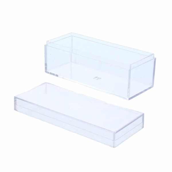 Boite a dragees rectangle plexi