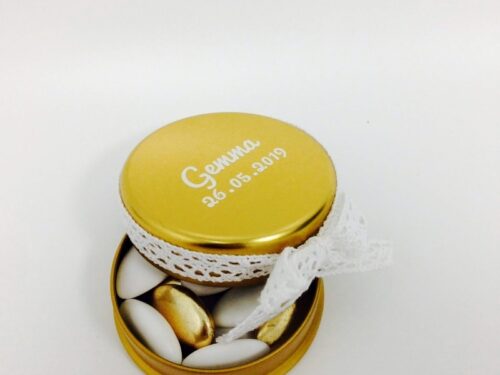 Boite a dragees communion or