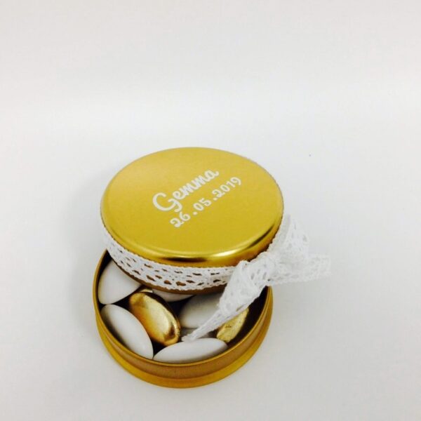 Boite a dragees communion or