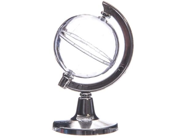 Contenant à dragées globe - Argenté - Plexi