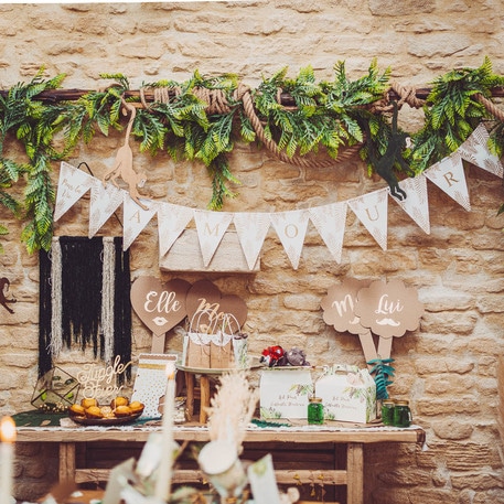 Boite cadeau enfant theme jungle tropical