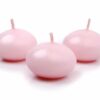 Bougie flottante rose X 50