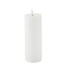 Bougie led cylindrique blanc 20cm
