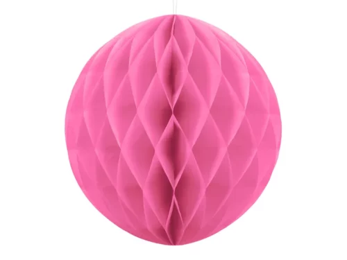 Boule alvéolée - Fuchsia - 30 cm