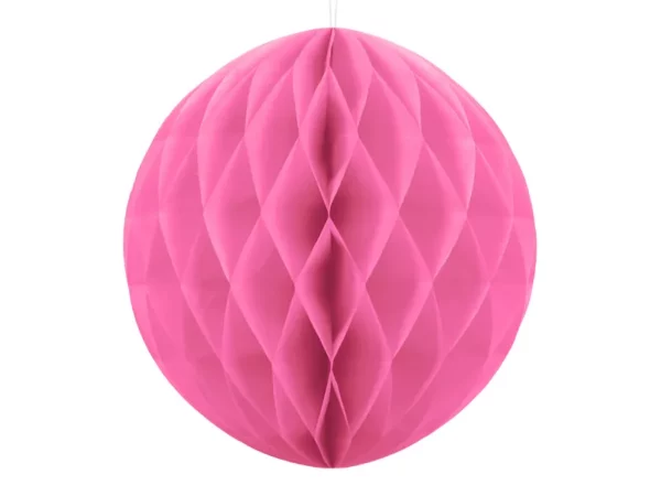 Boule alvéolée - Fuchsia - 30 cm