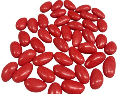 dragees amandes castille rouge