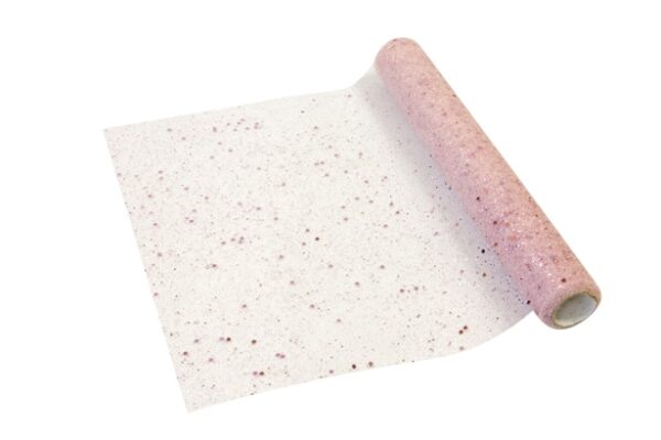 Chemin de table tulle pailleté rose gold