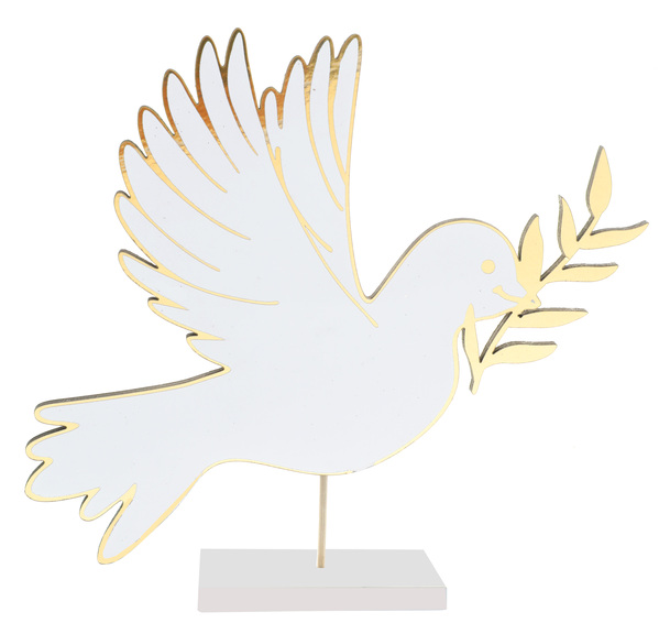 centrede table communion blanc et Or