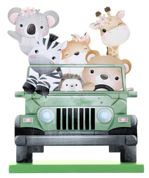 Centre de table theme jungle safari