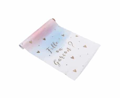 Chemin de table Gender Reveal 79291